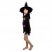 Disfraz infantil de brujita para Halloween de 110cm-140cm WS155