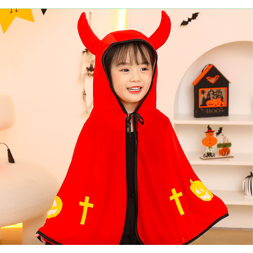 Capa disfraz de halloween infantil 90cm-140cm WS156