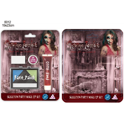 Set de maquillaje de zombie para halloween WS173