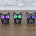 Lámpara de cráneo de colores,estatua de calavera LED para Halloween WS182