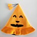 CONJUNTO DE CAPA CON SOMBRERO DE HALLOWEEN CALABAZA,Capa 68cm,Sombrero 31*30cm WS200