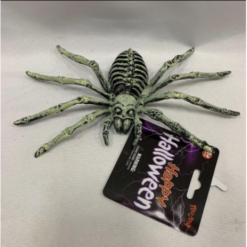 Adorno de halloween de araña (bolsa con 12 pzs) WS23