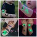 Set de stickers decorativos de Halloween que brillan en la oscuridad. Incluyen diseños de calabazas, murciélagos, fantasmas y más venta al por mayor WS99