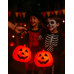 Varita doble de calabazas de halloween con luz led, ideal para niños, disfraces, fiestas y decoración, modelo WSJNG-D001, venta por mayoreo