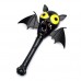 Varita de murciélago de halloween con luz led y sonido, ideal para fiestas, disfraces y decoración infantil, modelo WSJPPSB903  venta por mayoreo