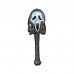 Varita de halloween con luz led y sonido, modelos de fantasma y scream, ideal para disfraces, fiestas y decoración infantil, venta por mayoreo WSJPPSB904