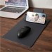 Mouse pad de carga inalámbrica para teléfono móvil, multifuncional plegable de cuero PU con ranura para bolígrafo y soporte para teléfono móvil WX46