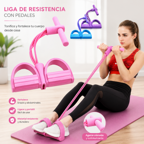 Bandas elásticas multifuncionales ideales para ejercicio, estiramiento y entrenamiento físico. Venta por mayoreo