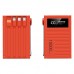 Power Bank portátil 66W súper carga rápida con cables integrados Type-C Lightning Micro USB, pantalla LED digital y correa tejida para smartphones y dispositivos electrónicos XB-5202