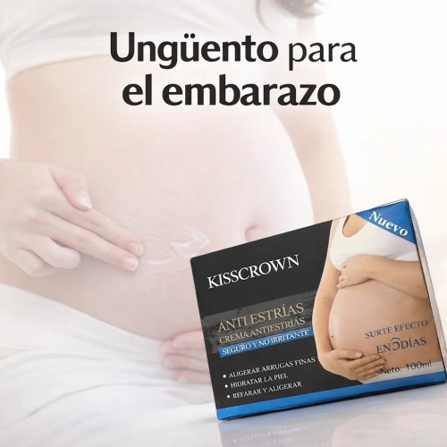 Crema anti estrías especialmente formulada para el embarazo. Ayuda a prevenir y reducir la aparición de estrías, hidrata profundamente y mejora la elasticidad de la piel. Ideal para uso diario. Venta por mayoreo XD-78.