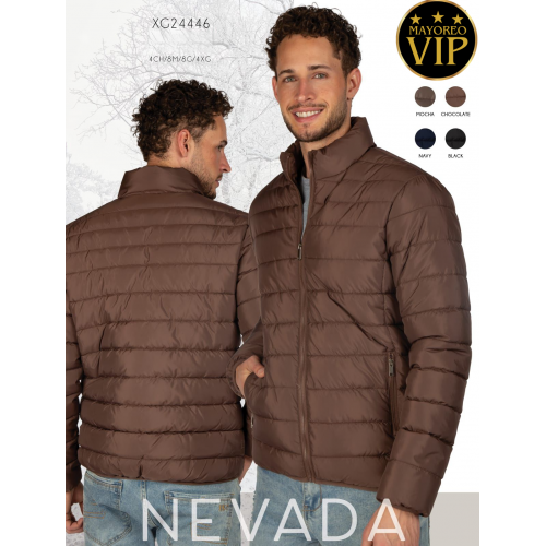Chamarra acolchada para hombre  Ligera, térmica, resistente al frío y con cierre frontal Venta al por mayor XG24446