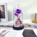 Flor decorativa para parejas con rosa artificial y luz LED en cúpula transparente con base decorativa. Ideal como regalo para San Valentin. Venta por mayoreo Flor decorativa para parejas con rosa artificial y luz LED en cúpula transparente con base decorativa. Ideal como regalo para San Valentin. Venta por mayoreo