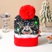 Gorro de lana navideño con iluminación LED XH-FGSDM