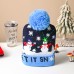 Gorro de lana navideño con iluminación LED XH-FGSDM