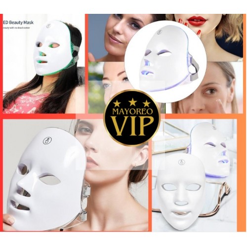 Mascara de belleza con luz LED recargable mediante cable USB Venta por mayoreo XH-FYH05