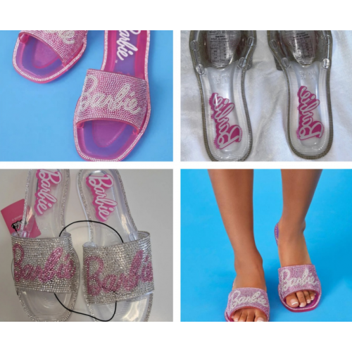 Sandalias de Barbie con brillos XH-QY2320