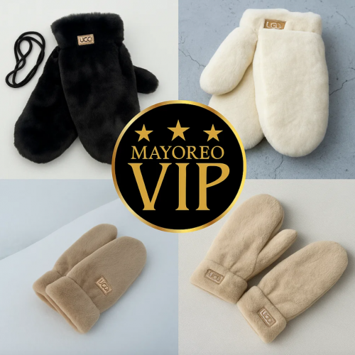 Guantes térmicos tipo manopla de felpa, suaves y cómodos, diseño moderno y elegante. Ideal para invierno. Venta al por mayor XH-YSAMST