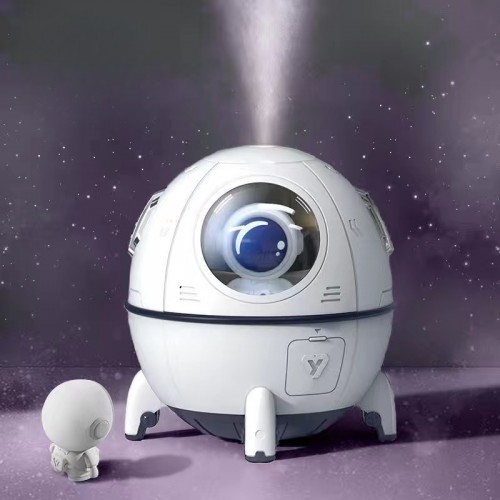 Humidificador de cápsula espacial recargable con luz nocturna portátil XJD-0311