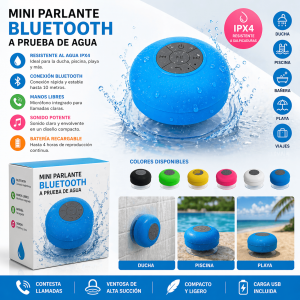 Bocina Parlante para la ducha impermeable