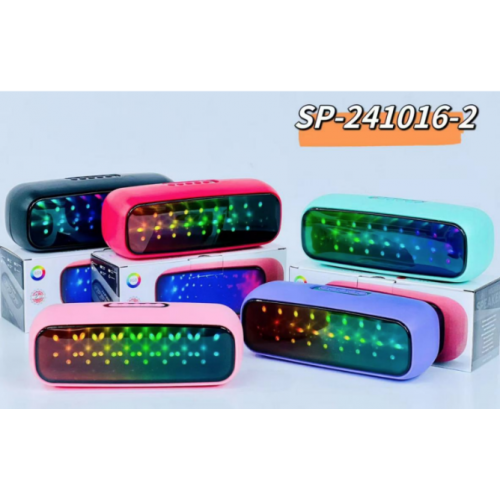 Bocina inalámbrica bluetooth portátil rgb XM-7144, colores surtidos con luces led