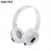 Audífonos inalámbricos Bluetooth Max Pro con diadema ajustable, sonido estéreo y batería recargable de larga duración, venta por mayoreo XR-3240