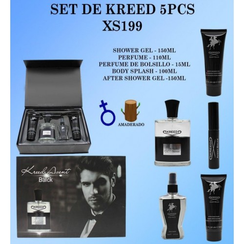 Kit de perfumes Creed green irish tweed XS199