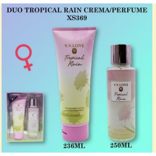 Dúo de perfumes y crema de Victoria´s Secret de 250ml + 236ml Bodylotion XS369