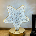 Lámpara LED de mesa con diseño de estrella para dormitorio con 3 modos de color, táctil, recargable USB al por mayor XX02