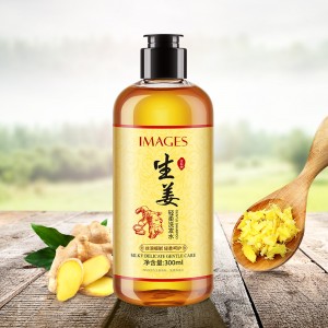 Shampoo de jengibre IMAGES 300ml, fortalecedor capilar, cuidado suave y sedoso, ideal para caída del cabello al por mayor XXM00873