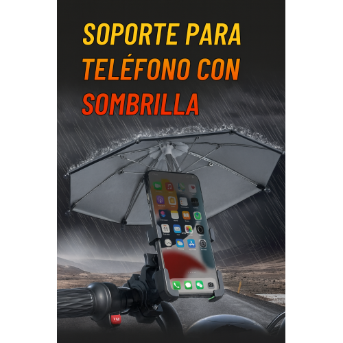 Soporte universal para celular modelo XZ-6305, resistente y ajustable para bicicletas y motocicletas. Su diseño de fijación segura mantiene el teléfono firme AL POR MAYOR XZ-6305