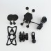 Soporte para celular de motocicleta con diseño antideslizante y brazos ajustables de silicón. Incluye cargador USB integrado para mantener tu dispositivo con batería en todo momento venta al por mayor  XZ-6360