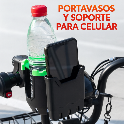 Portavasos universal para coche modelo XZ-6370 con soporte ajustable. Diseñado para sostener botellas, vasos, teléfonos o accesorios pequeños de forma segura 