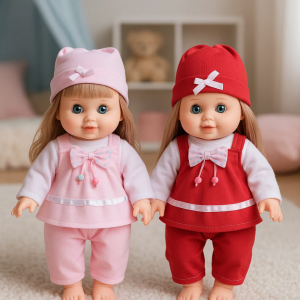 Muñeca interactiva de 35 cm con accesorios incluidos, dos versiones de vestuario. Ideal para juego imaginativo, regalos y colección.Venta por mayoreo Y14-0103AB