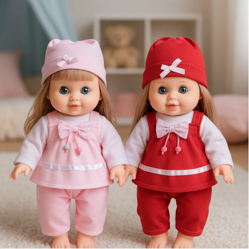 Muñeca interactiva de 35 cm con accesorios incluidos, dos versiones de vestuario. Ideal para juego imaginativo, regalos y colección.Venta por mayoreo Y14-0103AB Muñeca interactiva de 35 cm con accesorios incluidos, dos versiones de vestuario. Ideal para juego imaginativo, regalos y colección.Venta por mayoreo Y14-0103AB