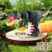 Dinosaurio interactivo con luz en la boca. Funciona con baterías, ideal para estimular la imaginación y el juego creativo.YDINO-150