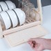 Escurridor de platos de 2 niveles con portacubiertos y charola antigoteo. Ideal para optimizar el espacio en la cocina. Venta por mayoreo YH5507