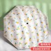 Paraguas plegable con diseño de frutas tropicales, compacto y ligero con protección UV, ideal para bolso, venta al por mayor YS1110