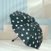 Paraguas plegable con diseño floral de margaritas, resistente al viento y protección UV, ideal para uso diario, venta al por mayor YS1140