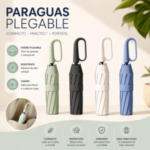 Paraguas plegable portátil por mayoreo