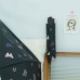 Paraguas compacto negro con diseño de mariposas y moños por mayoreo YS1150