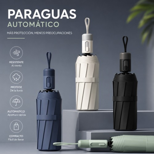 Paraguas automático compacto por mayoreo