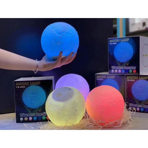 Lámpara de luna con bluetooth y bocina