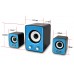 Mini altavoz USB Mini 2.1 Subwoofer Mini altavoz 