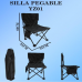 Silla plegable de camping portátil para exteriores 36*36*58cm al por mayor YZ01