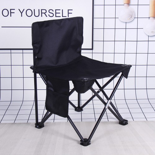 Silla Camping Y Playa Plegable Portatil Para Exteriores Gaon, 39*39*65CM NEGRA YZ02