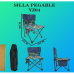 Silla plegable de camping portátil con estampado 36*36*58cm mayoreo YZ04