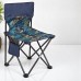 Silla plegable de camping portátil con estampado 36*36*58cm mayoreo YZ04
