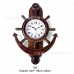 Reloj de pared con forma de timón 58*41*6CM ZB-31