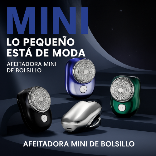 Rasuradora eléctrica portátil recargable por USB, compacta y portátil .Venta al por mayor ZE-1419