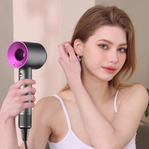 Secador de pelo profesional con diseño moderno, tecnología iónica que reduce el frizz y seca más rápido sin dañar el cabello. Venta por mayoreo ZE-2209